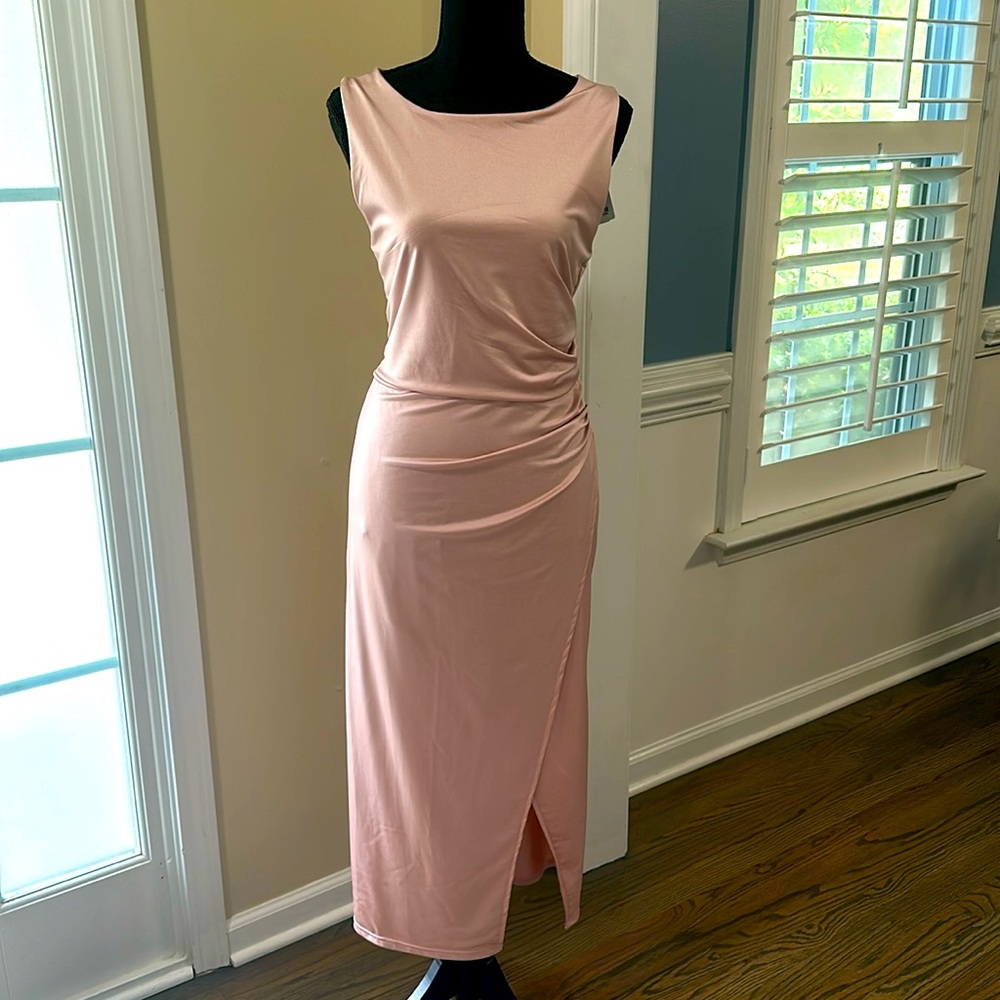 NWT soft pink Suzanne Betro dress wedding guest/special occasion